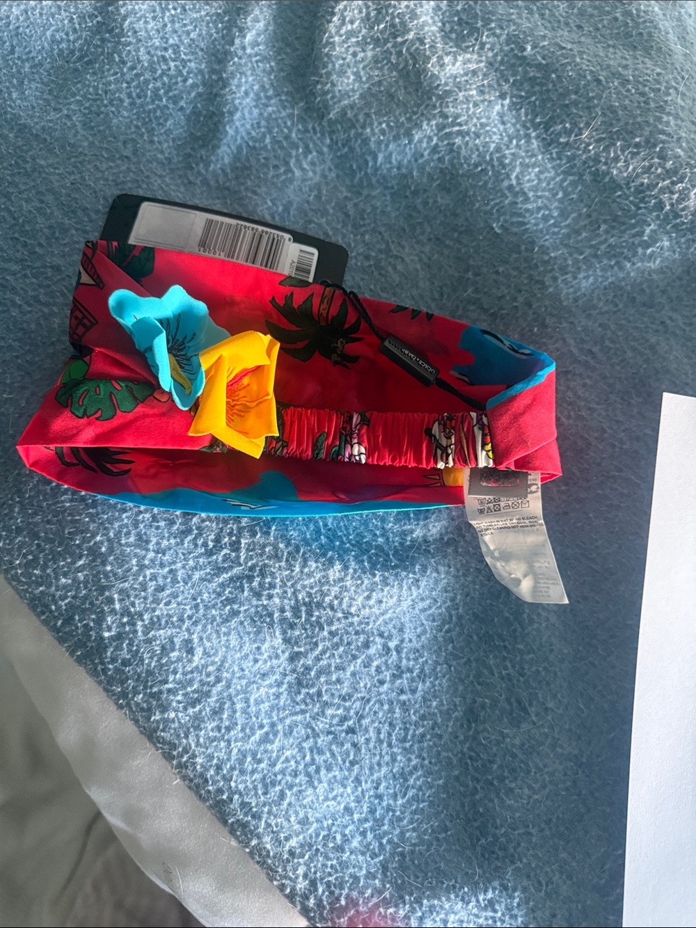 NWT Authentic Dolce Gabbana Baby Hawaii themed headband - Picture 5 of 13